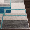 Thesinge Modern Brown Area Rug