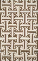 Zuiderrot Modern Dark Brown Area Rug
