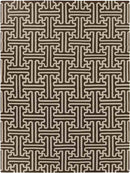 Zuiderrot Modern Brown Area Rug