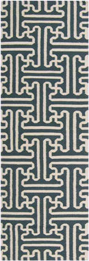 Zuiderrot Modern Dark Green Area Rug