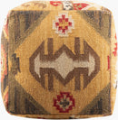 Gloggnitz Dark Brown Pouf
