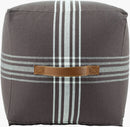 Schonbach Charcoal Pouf