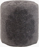 Sieghartskirchen Black Pouf