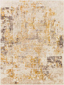 Du Bois Modern Light Orange Area Rug