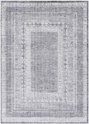 North Chicago Traditional Dark Gray Area Rug