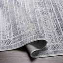 North Henderson Traditional Silver Gray Area Rug