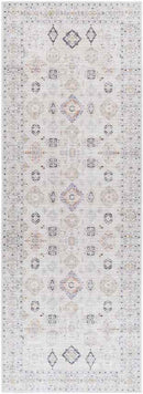 North Utica Traditional Beige Washable Area Rug