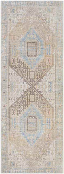Oak Lawn Traditional Tan Washable Area Rug