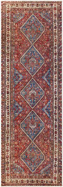 Union Hill Traditional Saffron Washable Area Rug