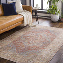 Villa Park Traditional Beige Washable Area Rug