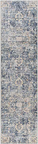 Tippecanoe Traditional Navy Area Rug