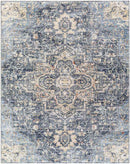 Tippecanoe Traditional Navy Area Rug