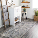 Tippecanoe Traditional Navy Area Rug