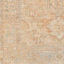 Mound Traditional Burnt Orange Area Rug