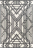Tinley Park Modern Black Area Rug
