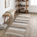 Mount Carroll Global Light Gray Area Rug