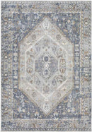 Elisa Traditional Dark Blue Area Rug
