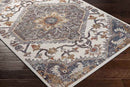 Rock Island Traditional Burnt Orange Area Rug