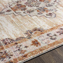 Round Lake Traditional Cider Area Rug
