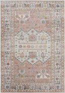 Round Lake Park Traditional Light Brown Area Rug