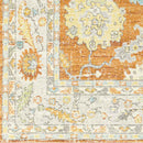 Oak Park Traditional Burnt Orange Area Rug