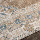 McCordsville Traditional Brown Washable Area Rug