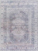 McCordsville Traditional Slate Washable Area Rug