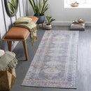 McCordsville Traditional Slate Washable Area Rug
