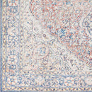 Macy Traditional Rust Washable Area Rug