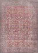 Meridian Hills Traditional Brick Washable Area Rug