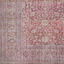 Meridian Hills Traditional Brick Washable Area Rug