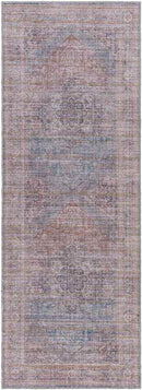 Russiaville Traditional Brown Washable Area Rug