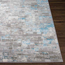 Ozgur Modern Teal Area Rug