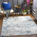Ozgur Modern Teal Area Rug