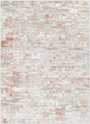 Ozgur Modern Dusty Coral Area Rug