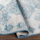 New Salem Traditional Dark Blue Area Rug