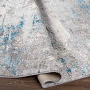 Jasmine Modern Teal Area Rug