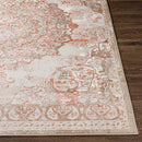 Jerry Traditional Brick Red Area Rug