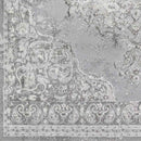Jerry Traditional Charcoal Area Rug
