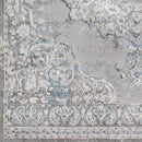 Jerry Traditional Teal Area Rug