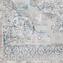 Jerry Traditional Denim Area Rug