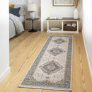 Todd Traditional Burnt Orange Area Rug