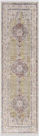 Winthrop Harbor Traditional Olive Area Rug