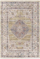 Winthrop Harbor Traditional Olive Area Rug
