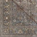 Redkey Traditional Brown Area Rug