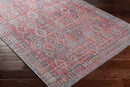 Michigantown Traditional Burnt Orange Washable Area Rug