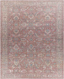 Milltown Traditional Red Washable Area Rug