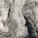 Lake Bluff Modern Black Area Rug