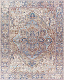 Manche Traditional Dark Brown Area Rug