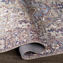 Manche Traditional Dark Brown Area Rug